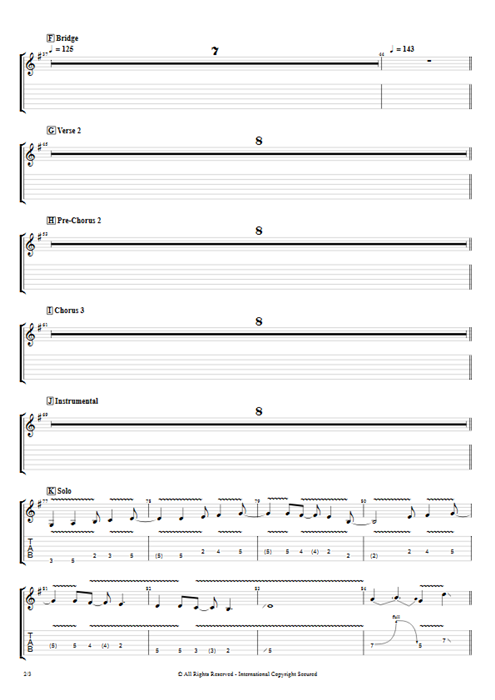 The American Dream Is Killing Me Green Day guitar pro tab EGuitarIV Full Score mysongbook