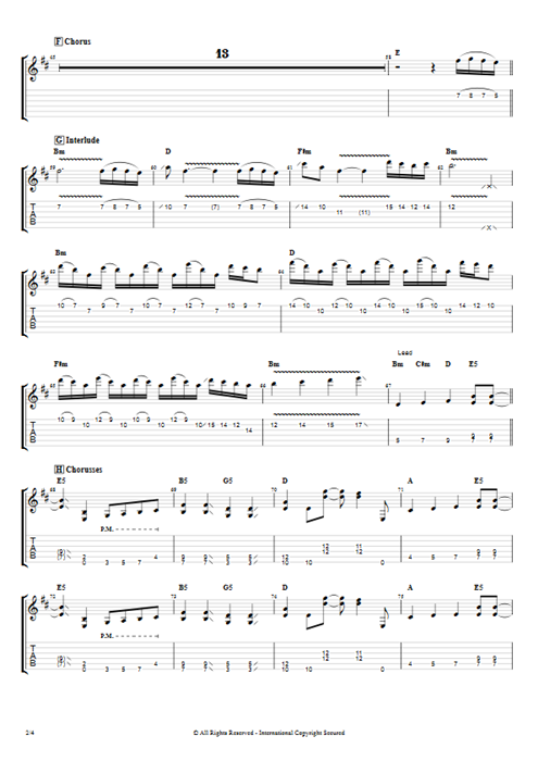 He Is Ghost guitar pro tab EGuitarI Guitares et piste d'accompagnement mysongbook