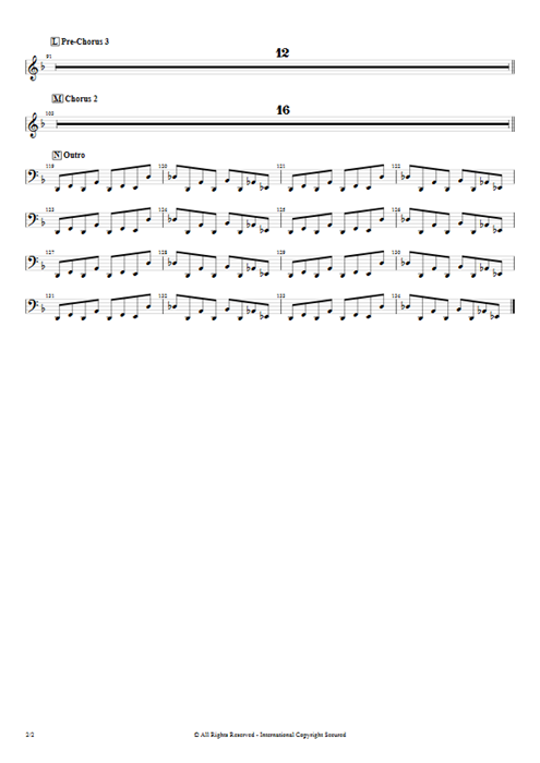Rats Ghost guitar pro tab Harpsichord Full Score mysongbook