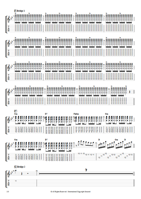 Bulls in the Bronx Pierce the Veil guitar pro tab AGuitarII Guitars, Bass & Backing Track mysongbook
